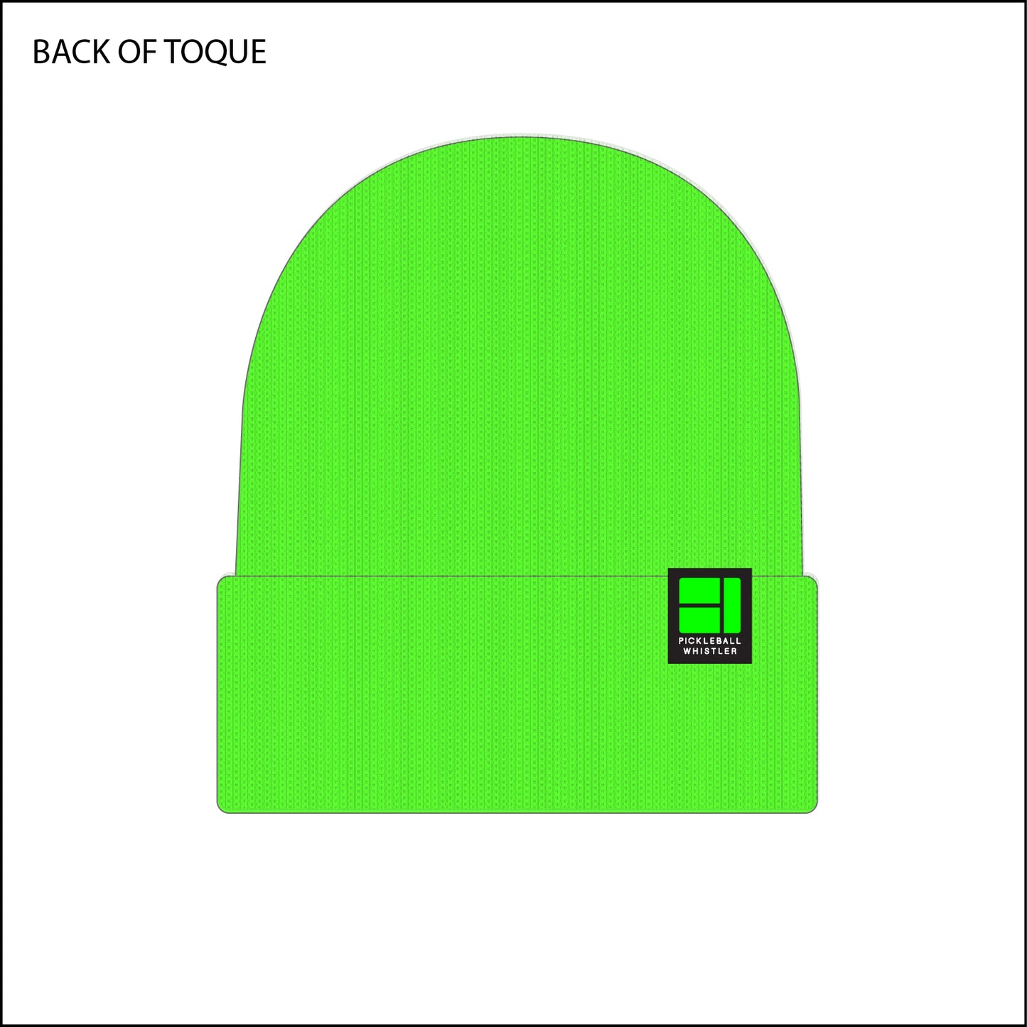 Tightknit Toque - Neon Green