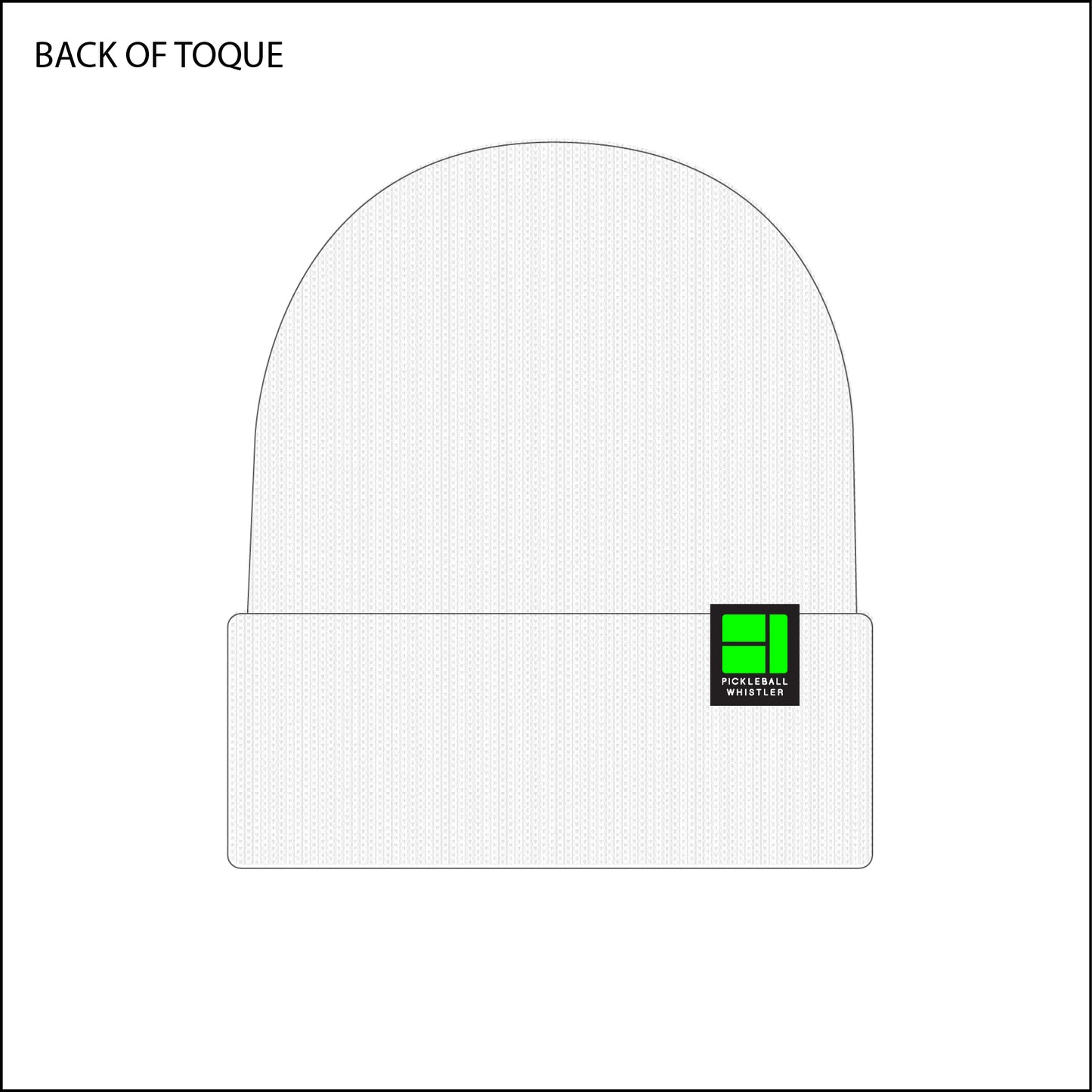 Tightknit Toque - White