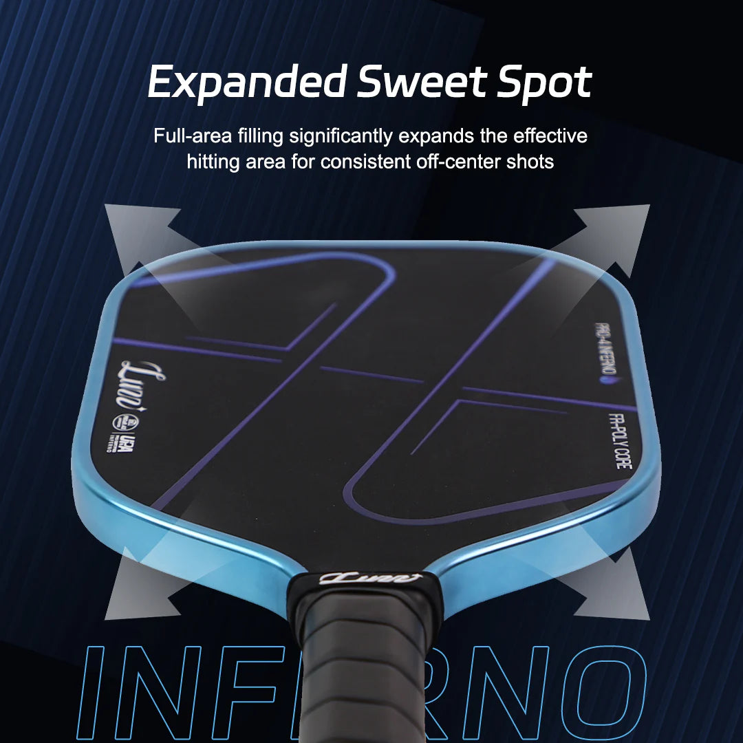 Paddles - Luzz Pro 4 Blue Blaze Inferno Paddle