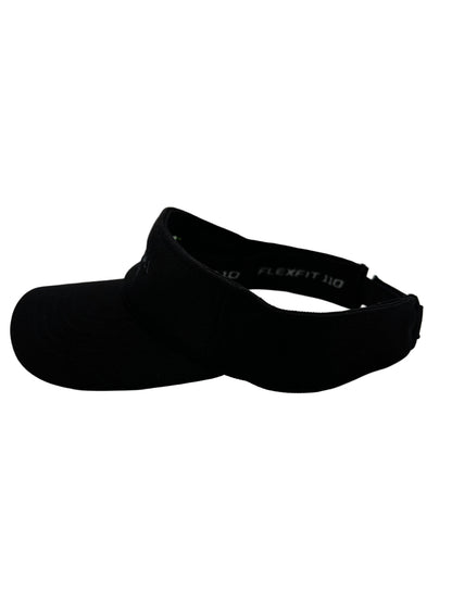 Pickleball Whistler Visors - Black - Green Logo