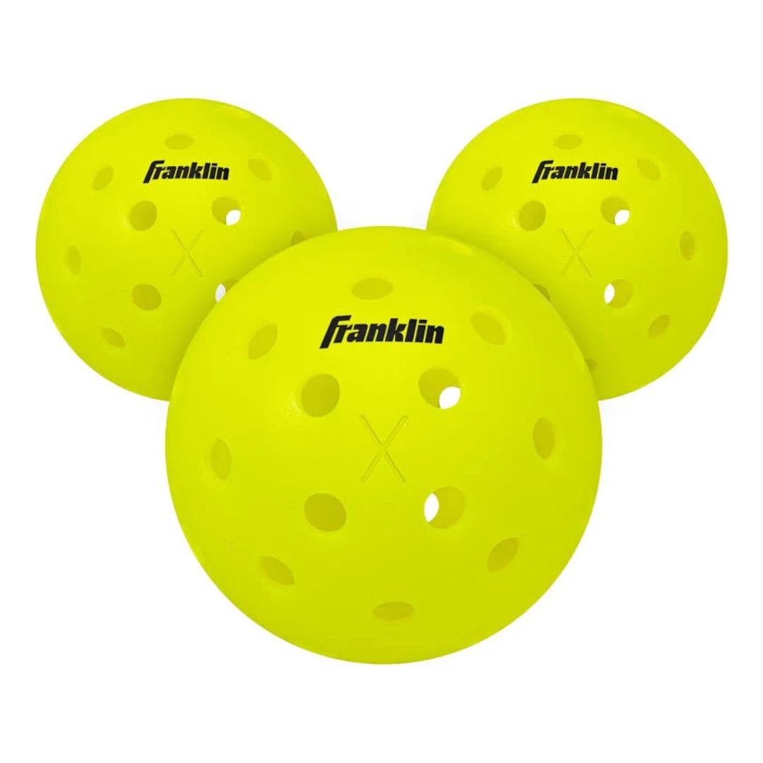 Franklin Sports Outdoor Pickleballs - X-40 Pickleball Balls - USA Pickleball (USAPA) Approved - Official US Open Ball