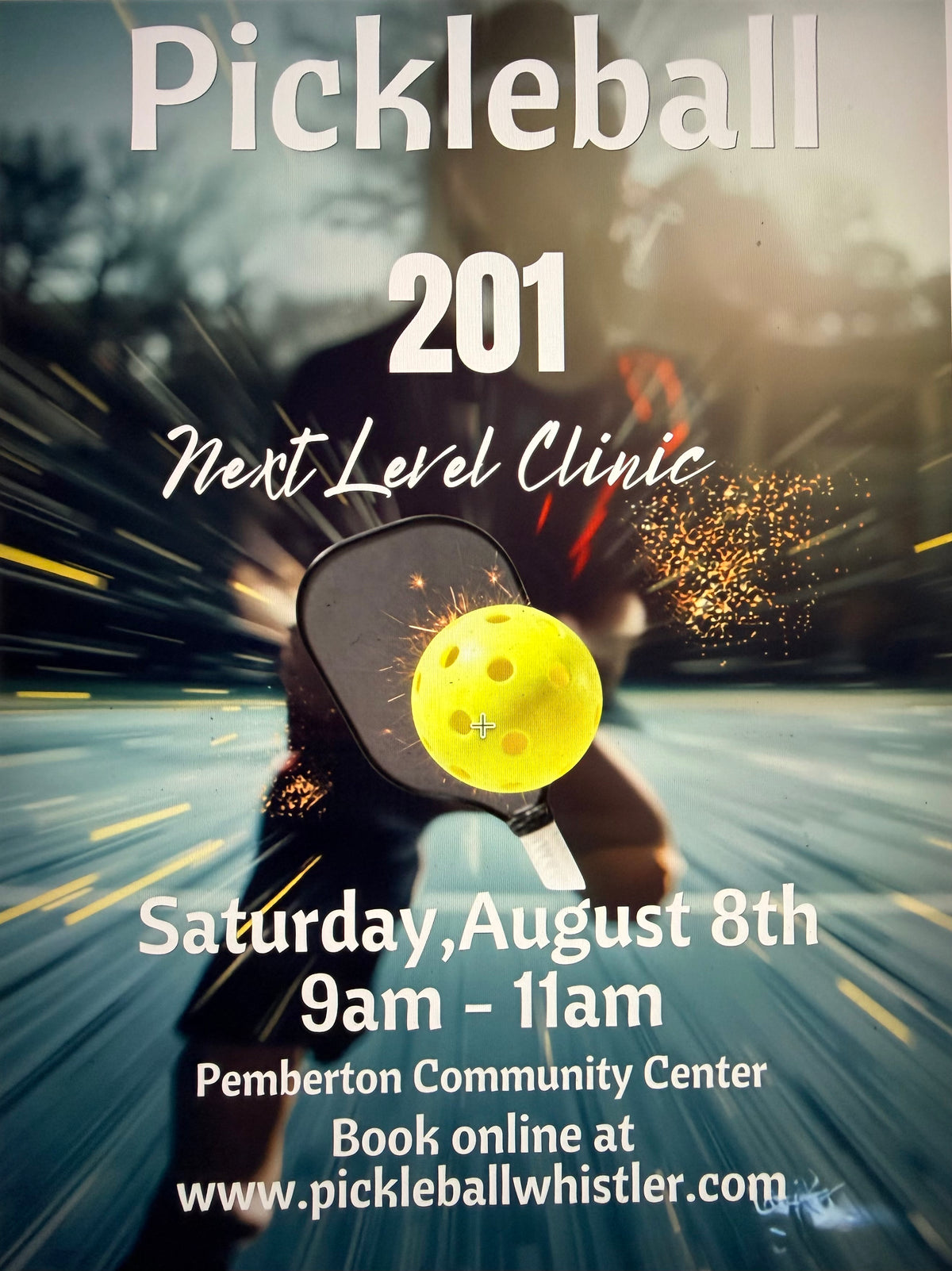 Group Lessons - Pickleball 201 Next Level Clinic| Saturday August 8th 2026 - 9am to 11am